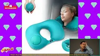 3256806538990967 U Shape Inflatable Travel Pillow Neck Pillow Car Air Inflatable Neck P