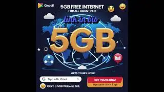 🌍✨ 5GB FREE INTERNET FOR ALL COUNTRIES!