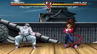 DRAGON RYU vs VEGETA SSJ4 - The most epic fight ever made❗