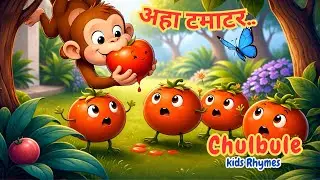 Aaha Tamatar Bade Mazedar | Popular Hindi Rhyme | 3D Kids Song | Vegetable Song | Hindi Baalgeet