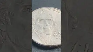 2015 P JEFFERSON NICKEL: 75% COPPER & 25% NICKEL