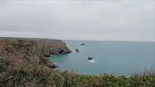Coast path walk Portreath to Porthtowan #cornwall #exploreingcornwall #coast