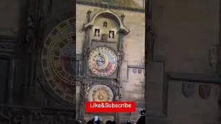 Prague Astronomical Clock#travel #travel vlog #trending #trendingshorts #viralvideo #astronomy
