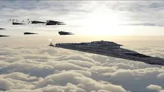 Mega Star Destroyer Supremacy I vs 12 Resurgent-Class | FO Civil War | Star Wars Empire at War