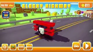 BLOCKY HIGHWAY:TRAFFIC RACING-( LEVEL #110 ) GAMEPLAY