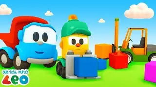 Xe tải nhỏ Leo và những người bạn của anh ấy. Hãy xây dựng Xe nâng Lifty và Máy xúc Scoop
