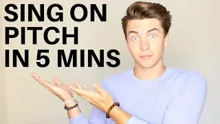 How To Sing On Pitch In 5 MINUTES - Singing In Tune (For Women & Men)