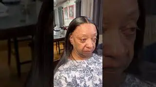 Wig install on my grandma😍 #shorts