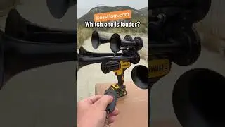 Which DeWalt Train Horn Makes the Most Noise?