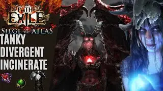Path of Exile 3.19 - Tanky Divergent Incinerate build - Kalandra - PoE 3.19