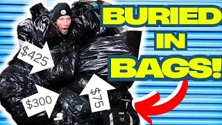 $13,000+ FOUND in BAGS! ~ Best ABANDON Storage BAG Unit EVER! 