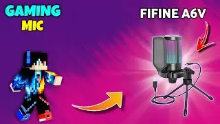 Unboxing and First Impressions of the BUDGET Gaming Mic 🤩 || Fifine AmpliGame A6V Condenser RGB