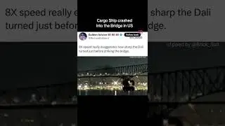 Cargo Ship crashes into the Bridge #ship #crash #usa #bridge #accident #sea
