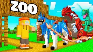 Fiz um ZOOLOGICO DE POKEMON LEND&Aacute;RIO no Minecraft