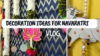 Vlog 2 | HOW I DECORATED MY BACKDROP FOR GOLU 2023 | Simple home decor ideas #vlog #navaratri #2023
