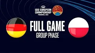 Germany v Poland | Full Basketball Game | FIBA U20 European Championship 2022