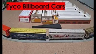 Running Tyco Billboard Cars (Morton Salt, Planters, Kellogg)