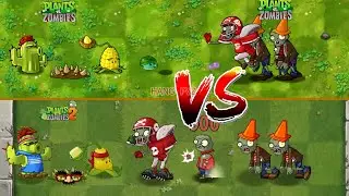 PVZ  FUSION VS PVZ 2 - 4 Plants Team Vs  Zombie Team - p15 - Who will win ?#pvz #plantsvszombies