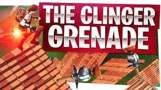 New Fortnite Clinger Grenade! - Aka Sticky Grenade Gameplay