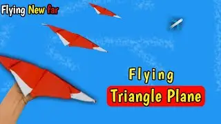 how to make a paper triangle airplane,paper triangle plane,paper triangle airplane,