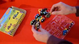 Mini Construction Pull-back Vehicle and Racing Car 12pcs