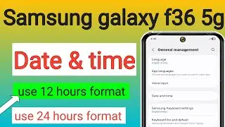 samsung mobile time setting 12 hours | time setting samsung | Samsung galaxy time set kaise karen