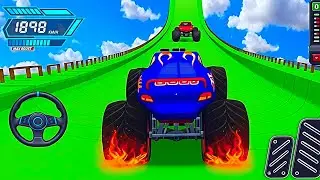 Monster Truck Mega Ramp Extreme Racing - Mega Ramp Monster Truck Racing - Android Gameplay