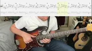 Daniel Caesar & H.E.R. - Best Part (solo bass arrangement with Sheet Music and Tab)