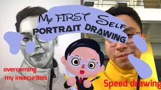 MY FIRST SELF PORTRAIT DRAWING (cuz im ugly)