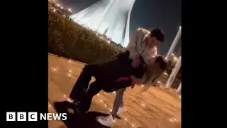 Young Iranian couple sentenced to 10 years in jail for dance near Tehran's Freedom Tower - BBC News