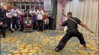 林鎮輝太師伯公壽宴表演春秋大刀 8-11-2025