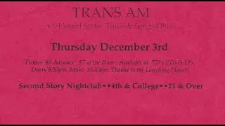 Songs: Ohia - December 3, 1998 - Complete Show - Second Story, Bloomington, IN