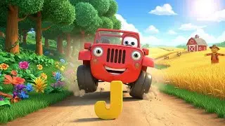 ABC Vehicles Song for Kids | Learn Letters & Vehicle Names, Popular Nursery Rhyme & Kids Music 🚗🚂✈️