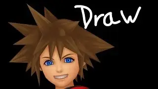 Speed Art: Sora From Kingdom Hearts