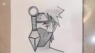 Kakashi Hatake Pencil Shading Drawing | Dark & Original Look