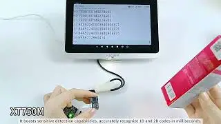 XT750M XTIOT 2D Barcode Engine Serial Command Available For Price Checker Projects