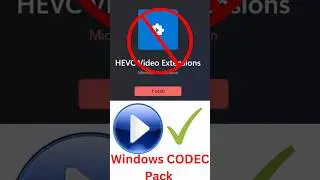 How to Fix HEVC Codec Problem #shortvideo #shortssports #sindhi #tech #viral #windowspc