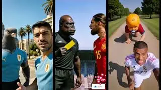 Funny Animal Football Stars! Messi vs. Referee 🐻🤣