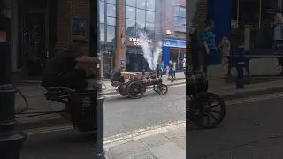 Traction Engine Driving Up the Highstreet