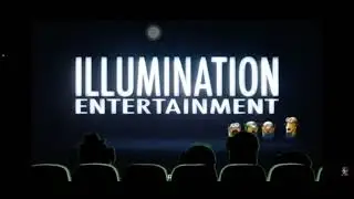Миньоны наблюдают за логотипом Illumination (История или эволюция логотипа Illumination)