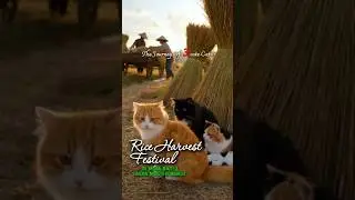Indonesian Rice Harvest Festival Through the Eyes of 3 Cats