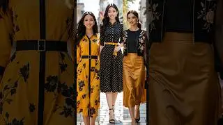Yellow and Black Combination Dresses| Everyday dresses #dress #style #fashiontrends #ootd #aifashion