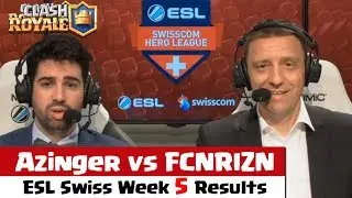 [Swiss German] Azinger vs FCNRIZN - ESL Swiss Clash Royale - Swisscom Hero League S1 Week 5 Results