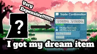 Finally I can buy my dream item,Got Manipped So hard!!! Nightking's Cape Growtopia