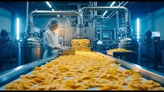 Inside A Modern Banana Chip Factory | The Surprisingly Satisfying Process