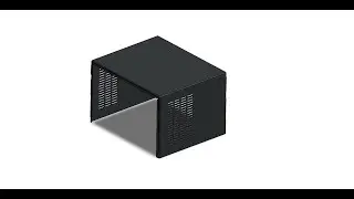 4 | Cabinet Top | Inverter Cabinet Design | Sheet Metal Commands | SolidWorks | CAD