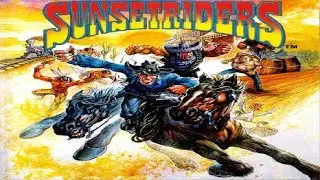 SUNSET RIDERS Arcade Gameplay. 1cc Bob