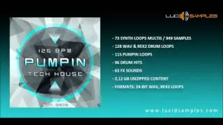 126 BPM Pumpin Tech House - Samples Demo