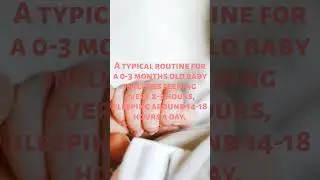 0-3 months baby routine #baby #babysleep