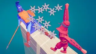 WATER NARROW BRIDGE MELEE vs RANGE UNITS TOURNAMENT PART 1 -  TABS Totally Accurate Battle Simulator